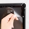 M&T Displays Opti Frame 22 in. X 28 in. Poster Size 1 in. Blk Color Profile, Mitered Corner, w/out Back Support UCP255B022x7000 - alternate 4